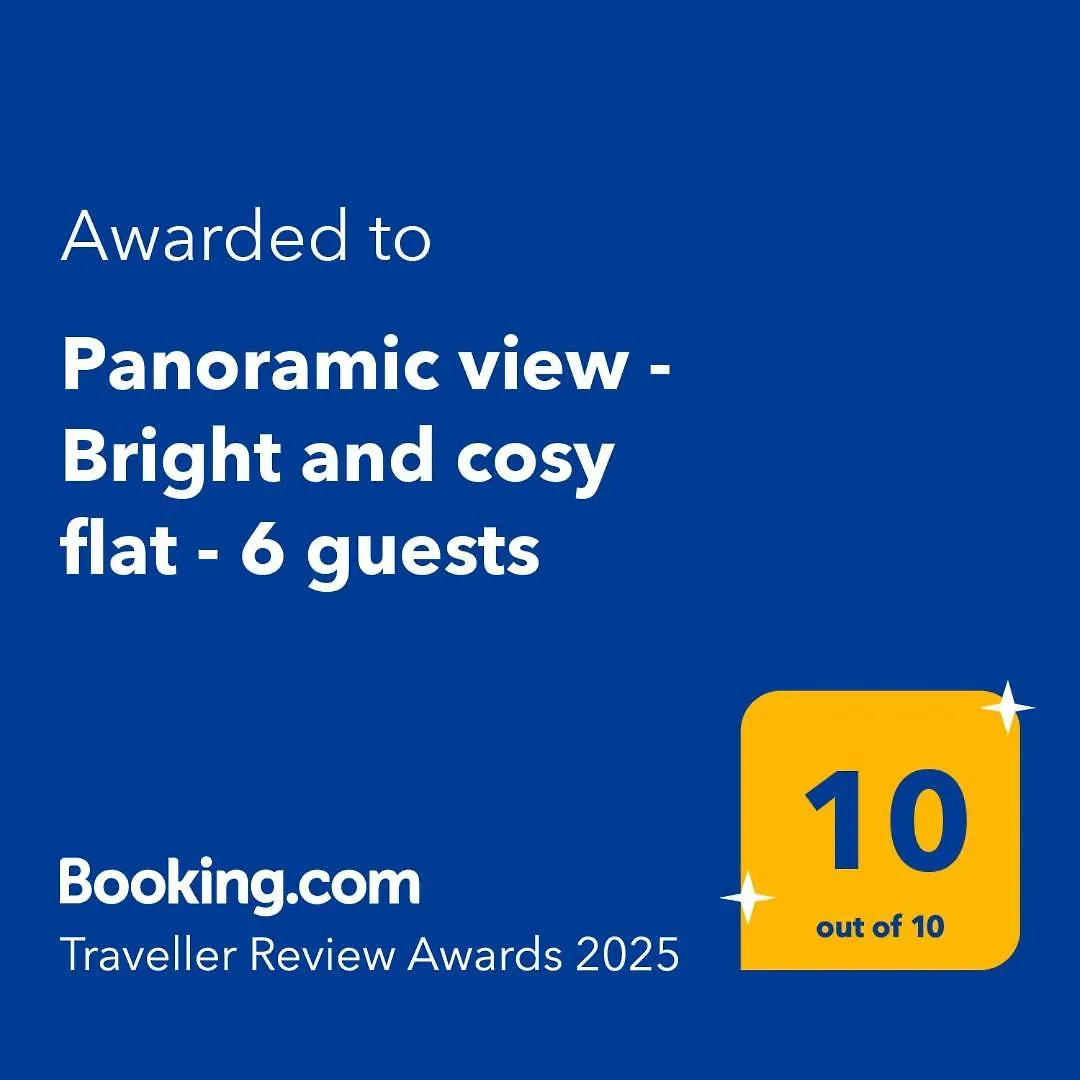 Panoramic View - Bright And Cosy Flat - 6 Guests Апартаменты *